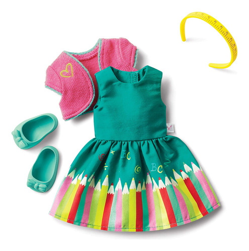 American Girl Welliewishers - Disfraz Colorido De 14.5 PuLG.