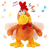 Peluche Musical Cuteoy 13 Chicken Con Forma De Pollo...