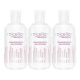 Kit X 3 Agua Micelar De Rosas Micellar Duval 270ml