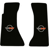 Se Adapta A 1984-90 C4 Corvette Classic Loop Black Floor Mat