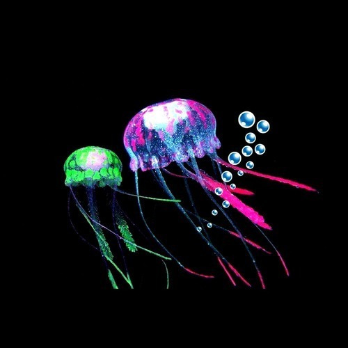 Enfeite De Silicone Soma Jellyfish Combo Média E Pequena