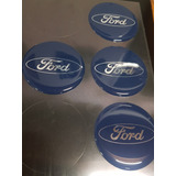 X4 Logos Calcos Stickers Domes Resina Ford 55mm