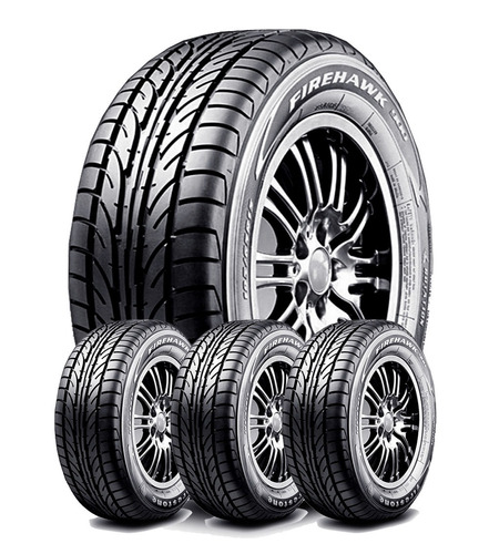 Kit 4u 195/60 R15 Firehawk F H 900 Firestone + Válvulas