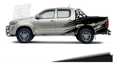 Calco Toyota Hilux 2005 - 2015 Limited Mute Juego Con Porton