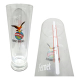 Vaso Fernetero Jarra Medidas Logo Branca Pack X2 Pettish 