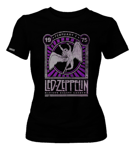 Camiseta Dama Mujer Bandas Rock Metal 5 Grp Dbo2