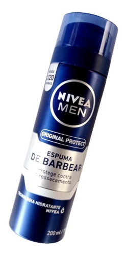 Espuma De Barbear Original Protect  Nivea Men 200ml