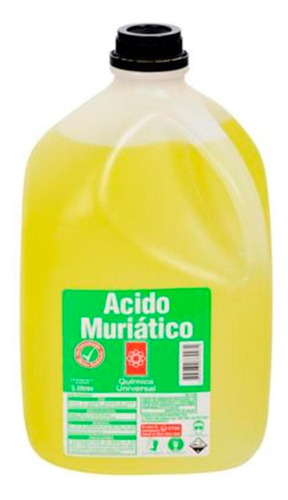 Ácido Muriático 5 Litros Química Universal