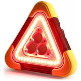 Triangulos De Advertencia De Autos Recargables Solares Led