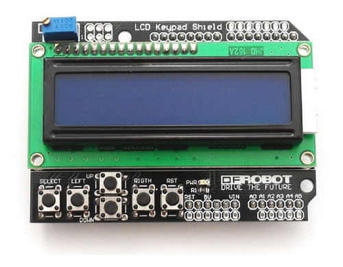 Display Lcd Keypad Shield 16x02 Com Teclado Botoes Arduino