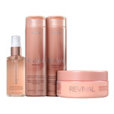 Braé Kit Revival Sh. & Cond. 250ml + Máscara 200g +óleo 60ml