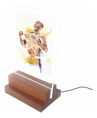 Abajur E Luminária Decorativa Basquete Kobe Bryant