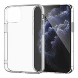 Estuche Rigido Transparente + Vidrio Para iPhone XS Max