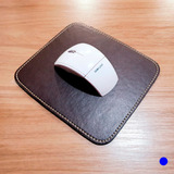 Mouse Pad De Mesa Couro Sintético Apparatos Whisky Casa Cor Marrom