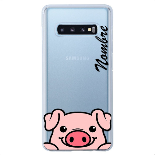 Funda Para Galaxy Cerditos Personalizada Tu Nombre