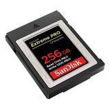 Cartão Memória Sandisk 256gb Cfexpress Tipo B Extreme Pro Uhs-i