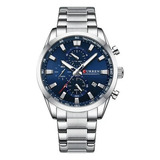 Reloj Curren Análogo Hombre Caballero Original Regalo 8445