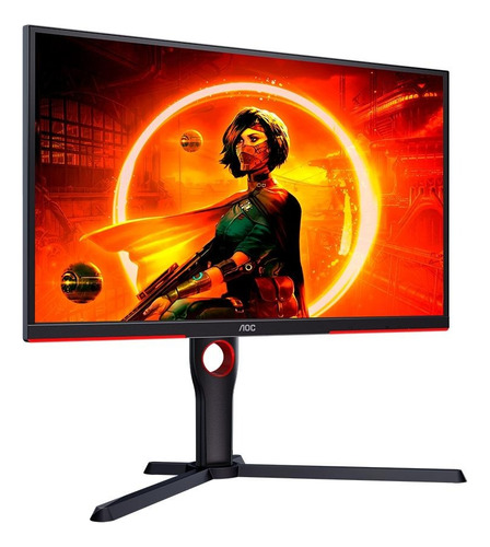 Monitor Gamer Aoc 24.5 Led Full Hd, Wide, 240hz, 0.5ms