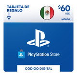 Tarjeta  Playstation México - 60 Usd Psn Código Digital