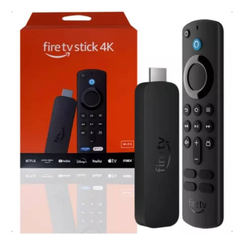 Amazon Fire Stick 4k Wi-fi 6 Com Alexa Por Voz Inteligente