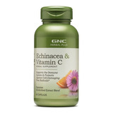 Gnc I Herbal Plus I Equinácea Y Vitamina C I 60 Capsules