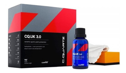 Carpro Cquartz Uk 3.0 Recubrimiento Cerámico Pintura 30 Ml