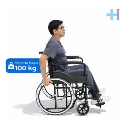 Silla de Ruedas Manual Para Adulto Con Reposapiés Desmontables y Freno S100B Handy | Meses sin interés