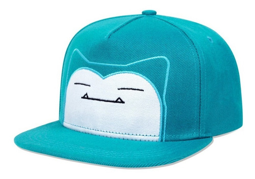 Gorra Pokémon Snorlax Adulto Talla Ajustable  Color Azul