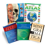 Atlas Geográfico +  Atlas Corpo Humano + Dicionários