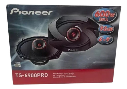 Medios Pioneer Ts-6900pro Ovalados 6x9 600 Watts