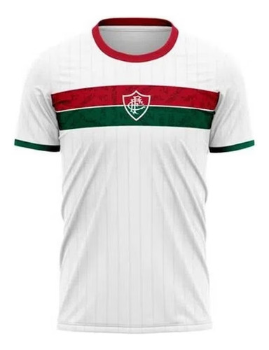 Camisa Fluminense Oficial Em Poliester Stencil Braziline