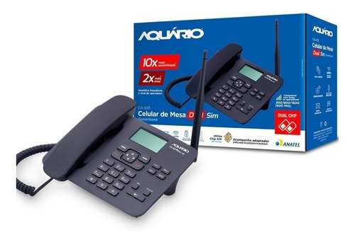 Telefone Rural Aquario Ca42s Dual Chip Quadriband Ca-42s