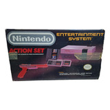 Nintendo Nes Action Set Na Caixa