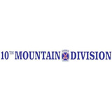 10th Mountain Division Climb To Glory Emblem  - Tira De Vent