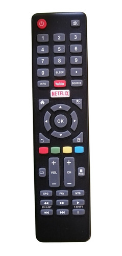 Control Para  Hyundai Smart Tv Con Ingreso A Netflix Youtube