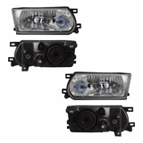 2 Faros Cromado Ojo Azul Dfzn Tsuru Iii 2005 2006 2007 2008