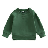 Sudaderas Para Niños Pequeños Y Niñas Con Cuello Redondo Y M