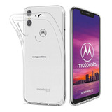 Motorola One Funda Transparente Incluye Mica De Cristal