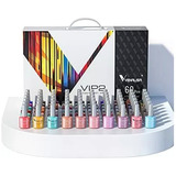 Venalisa® Vip Pack 60 Esmaltes Permanente Cajita Negra