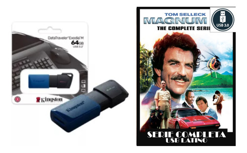 Usb 64 Gb - Magnum, P.i. Completa