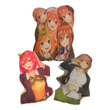 Peluche Almohada Quintillizas Pack X3 Go Tobun Hanayome Miku