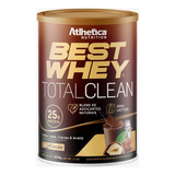 Best Whey Total Clean 504g - Atlhetica Nutrition Sabor Leite/cacau/avela