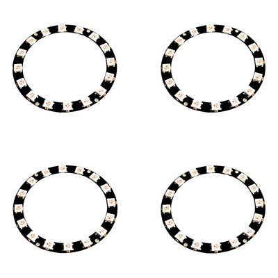 Tecneu 4 Piezas Neopixel Circular Rgb Cjmcu 16 Bit Ws2812 5050 LED 70 mm | MercadoLibre