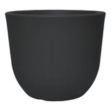 Vaso Planta Redondo Concept Chumbo 24cm Japi Liso