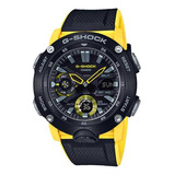 Relógio G-shock Preto Amarelo Masculino Ga-2000-1a9dr