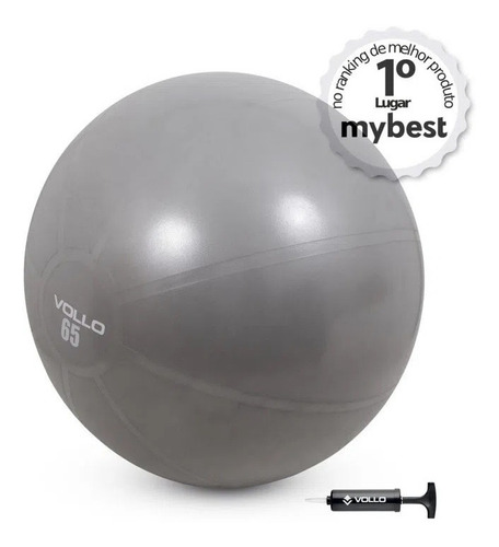 Bola Suiça De Ginástica - Gym Ball Tam. 65 Cm C/ Bomba Vollo