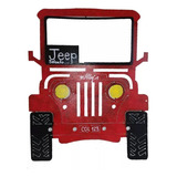 Cuadro Aplique Jeep En Hierro Forjado / Regalos Para Mama