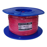 Rollo De Cable Automotriz 16 Awg Color Rojo