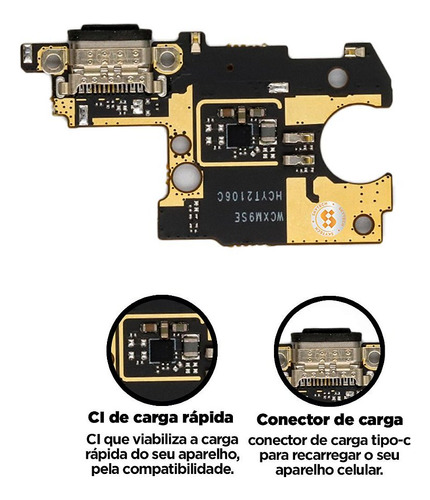 Placa Sub Premium Mi 9 Se Compatível Com Xiaomi