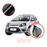 Adesivo Black Piano Colunas Portas Para  Ford Ka Antigo